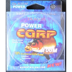Лісочка для риболовлі DrAGON Power Carp, 100м. , діаметр 0,20мм